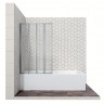 Стеклянная шторка для ванны Ambassador Bath Screens 16041111L, 100*140