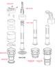 Сливной механизм для систем инсталляций A06 
