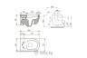 Унитаз подвесной Bocchi V-Tondo Rimless с сиденьем