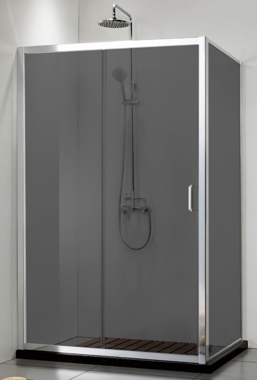 Душевой уголок Adema GLASS line DIRECT 120x80 тонированное