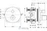 Набор для душа с термостатом Ideal Standard Ceratherm 100 6 в 1 BD006XC