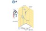 Набор для душа с термостатом Ideal Standard Ceraflex 4 в 1 BC447AA
