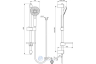 Комплект смесителей для ванны Ideal Standard Ceraflex BD001AA