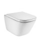 Подвесной унитаз Roca The Gap Clean Rim + сиденье с крышкой Slim