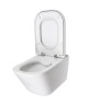 Подвесной унитаз Roca The Gap Clean Rim + сиденье с крышкой Slim